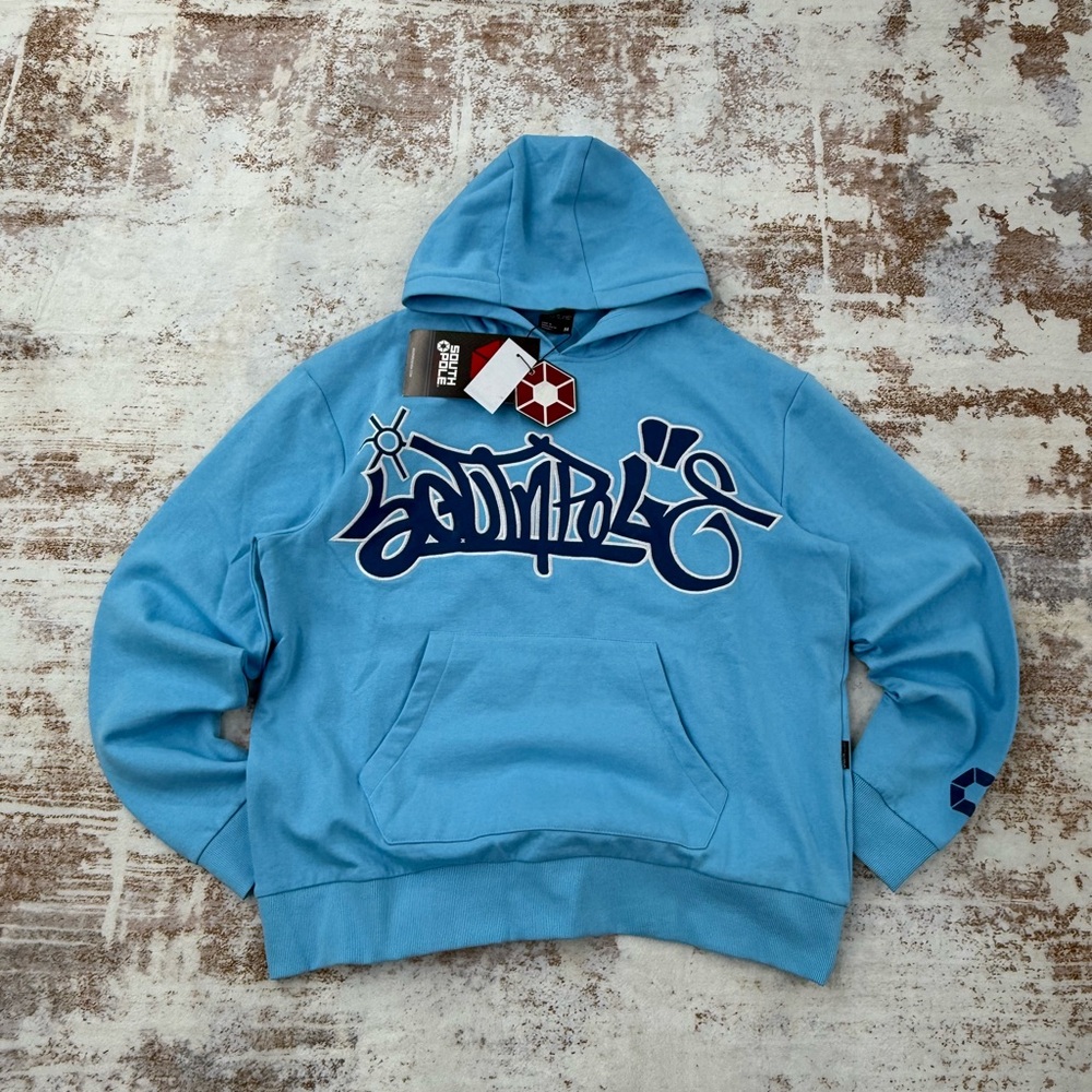 NEW) Southpole Tag Light Blue Hoodie Men size M